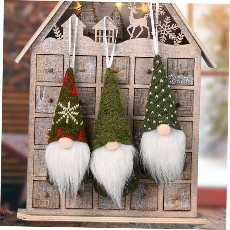 Christmas htree decoration knitted pendant doll 圣诞公仔挂件