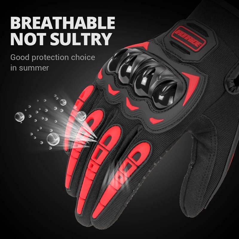Motorcycle Full Finger Gloves Women TouchS Screen Moto