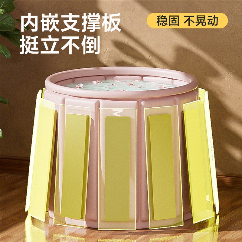 情侣双人泡澡桶折叠大人洗澡桶成人浴缸沐浴桶儿童婴儿洗澡盆家用