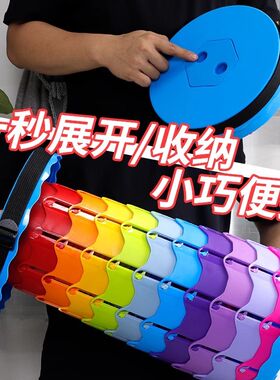 折叠塑料凳子家用圆凳伸缩凳可调节收缩小板凳便携钓鱼凳户外椅子