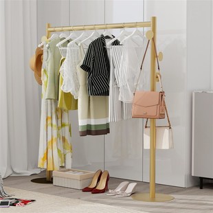 晾衣架落地卧室窄边枪灰色家用衣服挂衣架服装店服装架简易衣帽架