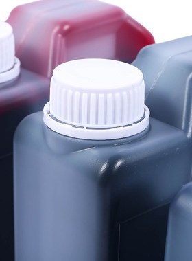 超实惠价上海金印光敏印油分装材料. 一公斤装多色光敏红色油