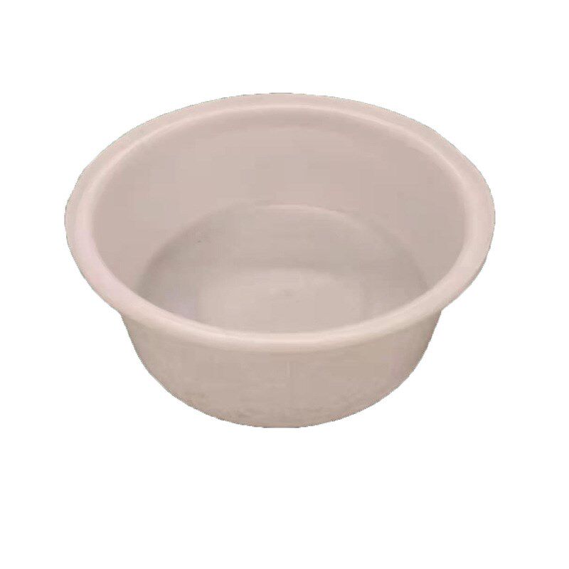 全新牛筋料白色圆盆 车间仓库储存浅盆 化工包装桶水产养殖浅圆桶