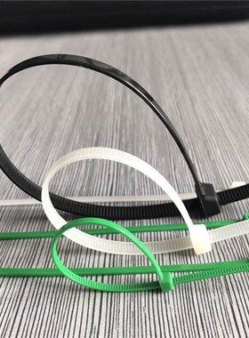 自锁式尼龙扎带 10*1500mm新光阻燃环保白色黑色塑料扎带勒死狗