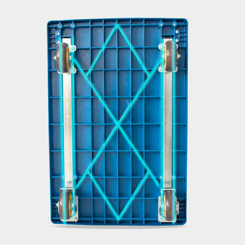 可刹车静音手推车折叠手拉车便携家用搬运车拖车拉货车平板小推车