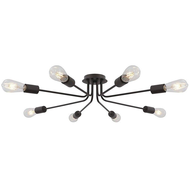 跨境复古工业半嵌入式天花板灯具适用于厨房餐厅卧室书房客厅吊灯,家装灯饰光源,客厅吊灯,淘宝优惠券,粉丝福利购,淘宝优惠卷