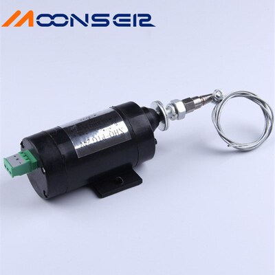 XHQ-PTG 柴油发电机机圆形 熄火器电磁阀控制断油停机开关12V/24V