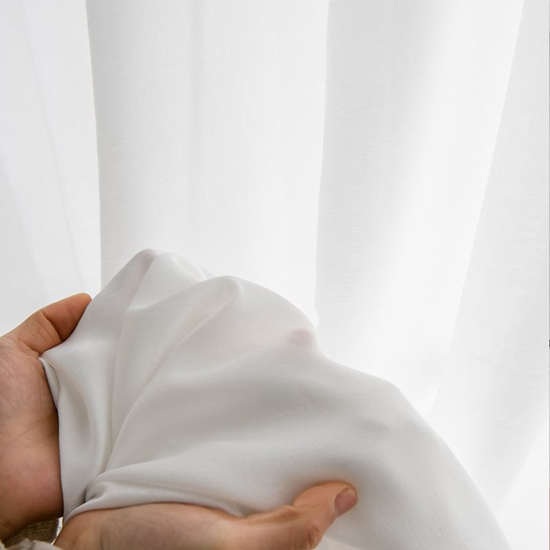 纱帘落地窗帘免打孔包安装隔帘伸缩杆一整套衣帽间客厅窗纱