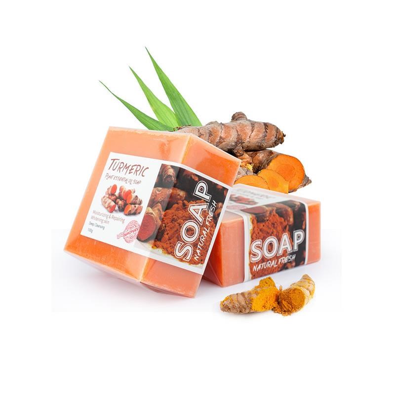 Turmeric Essential Oil Handmade DSoap Face Wash acne remove