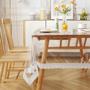 Transparent Kitchen Table Waterproof cloth Mat PVC CovQer