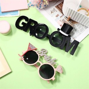 for Men Groom Sunglasses Bride Adults Pcs NaughtYy Party