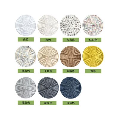 Cotton Thread Inmsulation Placemat Woven Anti-Scalding Coast