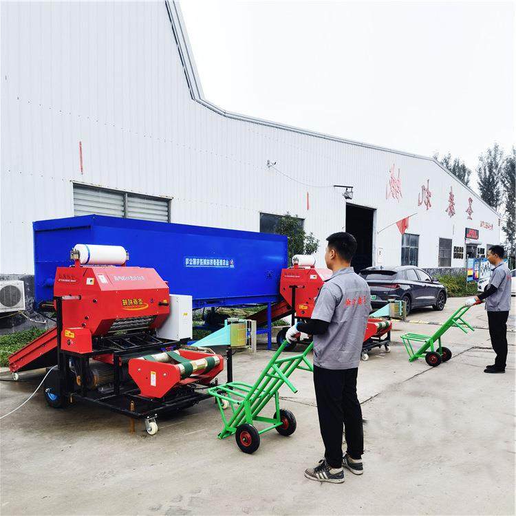 秸秆打捆包膜机青贮料打捆包膜一体机圆捆包膜机饲料牧草,畜牧/养殖物资,特种养殖设备,淘宝优惠券,粉丝福利购,淘宝优惠卷