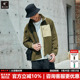 休闲简约工装 三夫户外碧山抓绒衣保暖拼色时尚 外套 隐者山之道