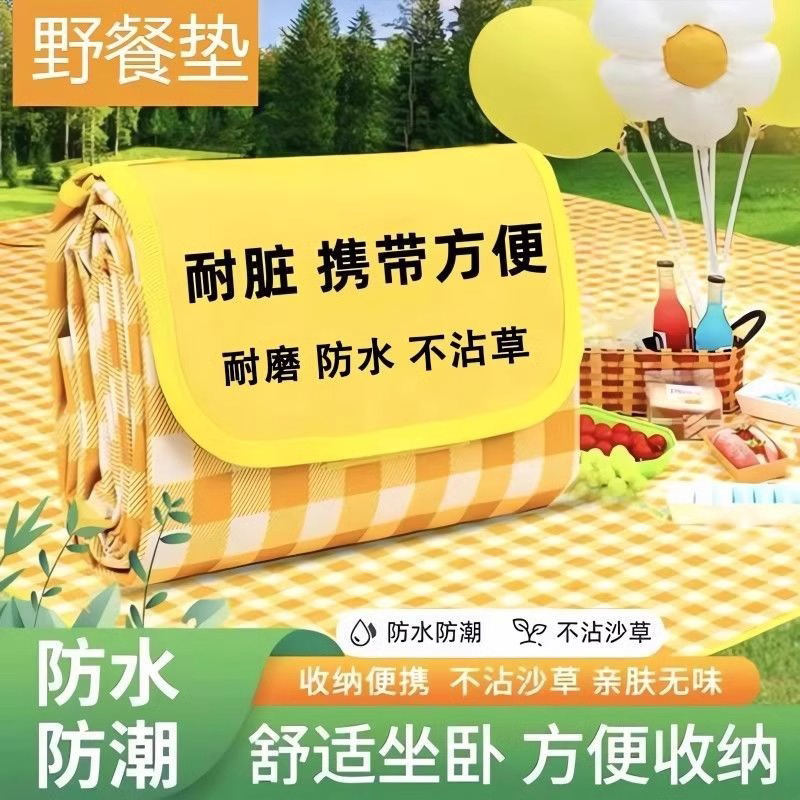 便携野餐防潮垫装备春游布