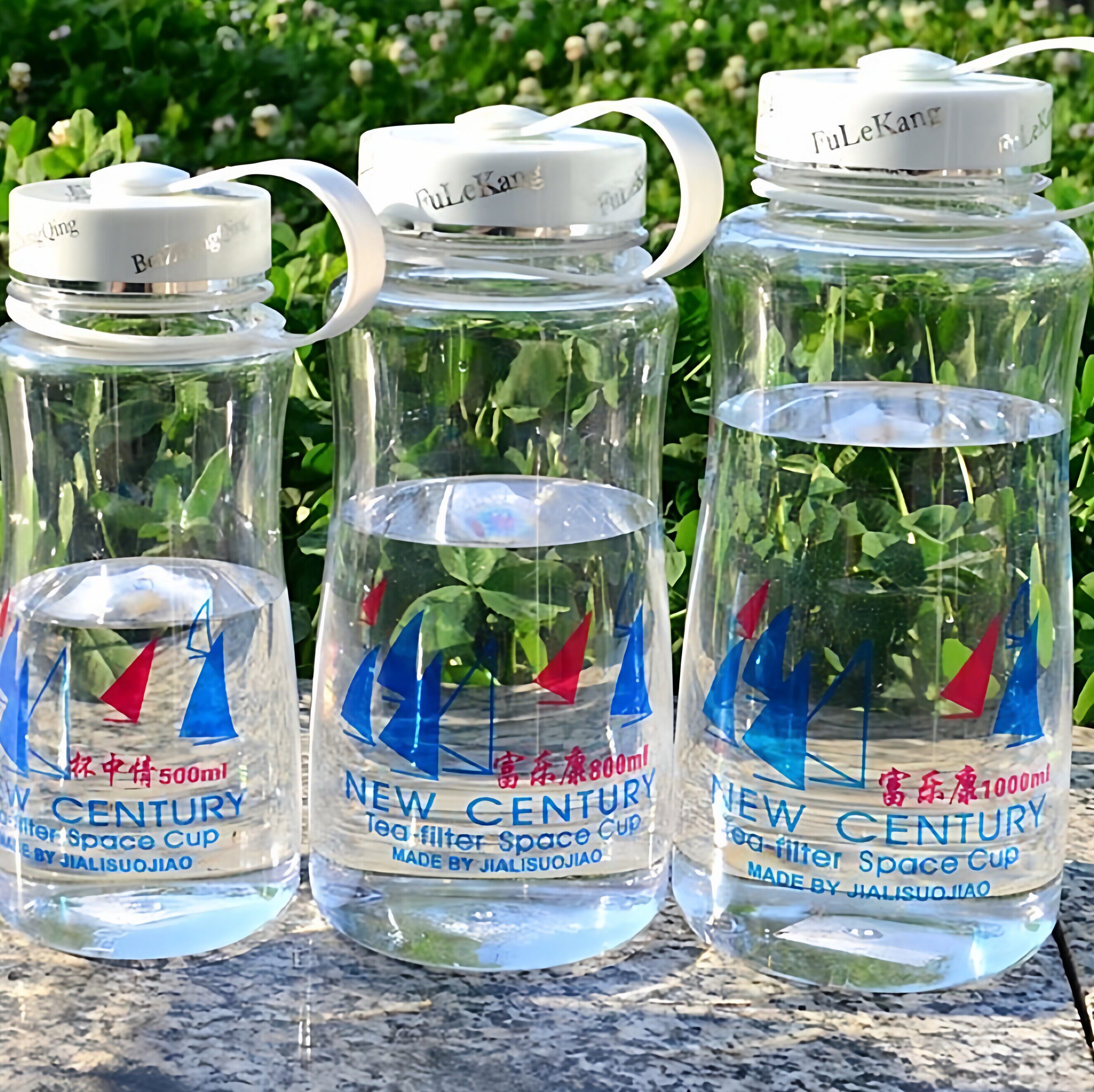 加厚大容量食品级塑料水杯太空杯户外水壶男女便携滤网防爆随手杯