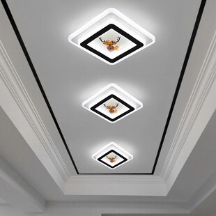 简约现代led创意过道灯走廊灯衣帽间灯玄关入户灯家装阳台吸顶灯