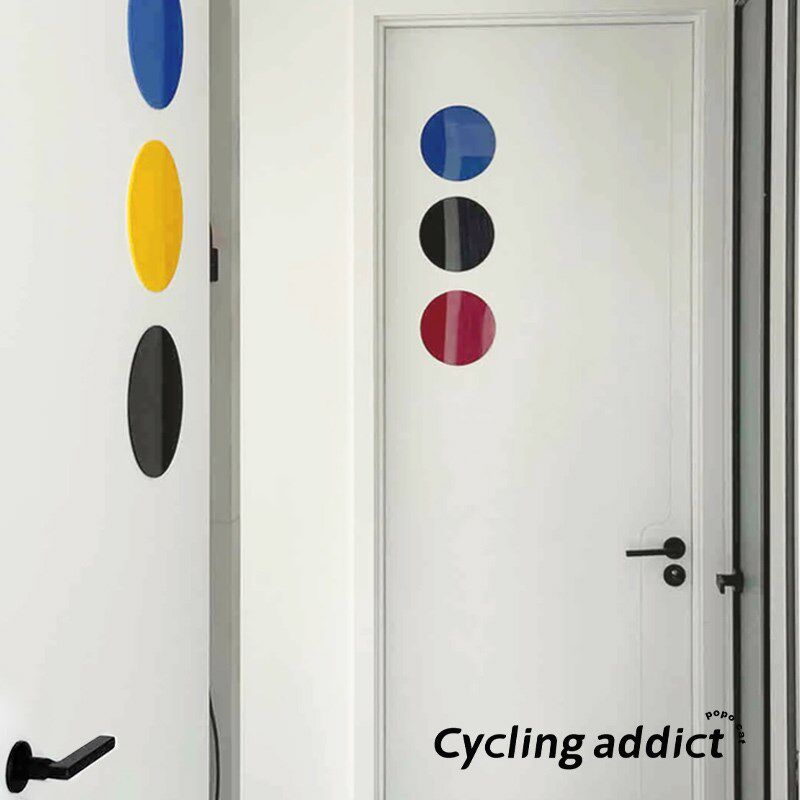 2025年新款亚克力门贴洞洞门房间卧室门装饰防水防潮防霉墙面贴纸