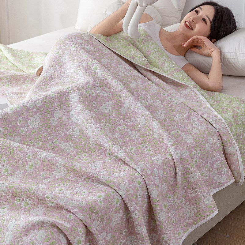 成人六层纱布毛巾被纯棉盖毯夏季午睡薄毯子全棉空调毯棉纱小薄被