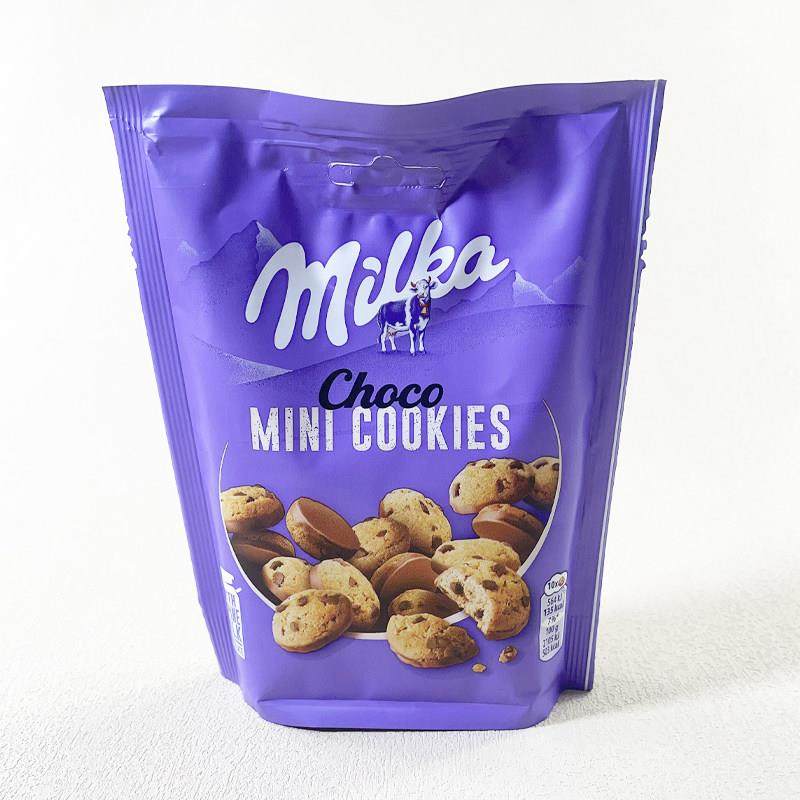 milka迷你mini巧克力牛奶饼干妙卡曲奇夹心饼休闲零食德国进口