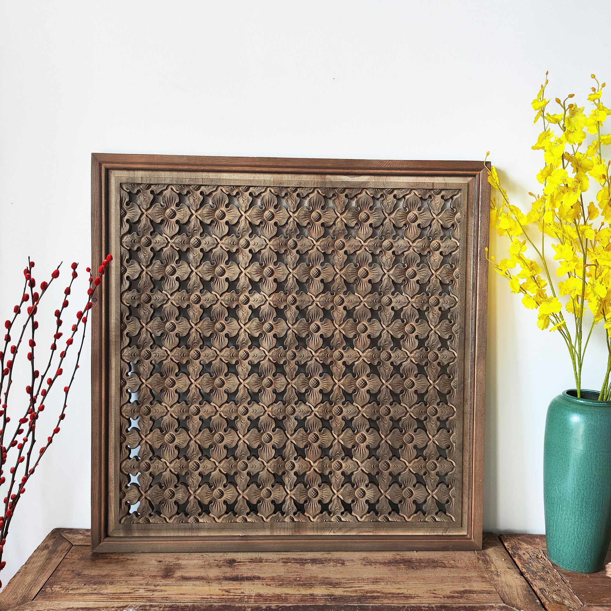 宋氏美学花窗中式镂空实木花格