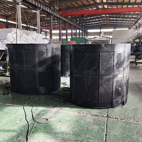 工业用抛丸机橡胶履带清理橡胶输送带抛丸机配件厂家