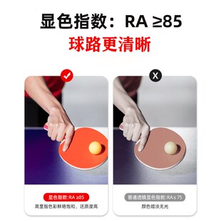 乒乓球馆LED灯企业场馆无影灯体育馆乒乓球室防眩目照明灯