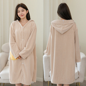 比吸水大人家用裹巾浴裙 女可穿可裹2023新款 浴袍式 浴巾秋冬季