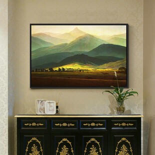 欧式 饰画电表箱玄关壁画办公室挂画 油画大卫巨人山手绘名画客厅装