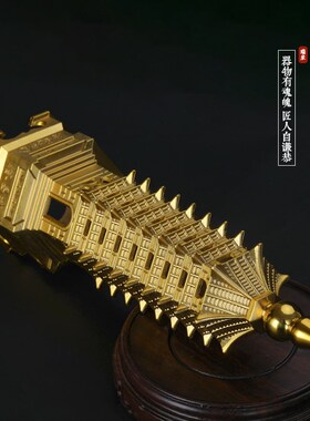 瑞象 黄铜文昌塔13层十三层铜文昌笔摆件七层9层九层书房书桌装饰