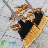 户外防风簸箕扫帚畚箕斗 开绒塑料丝扫把 洁丽来 防风畚箕扫把套装
