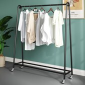 卖衣服展示架服装 店落地架家用衣帽架陈列架移动轮 店货架上墙女装