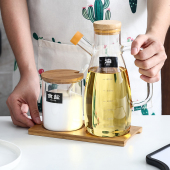 调味罐厨房家用调料罐子盐罐调料油壶油醋壶辣椒油罐组合套装 餐桌