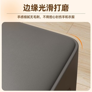 塑料凳子家用加厚可叠放软包板凳现代简约客厅餐桌大号饭厅椅子