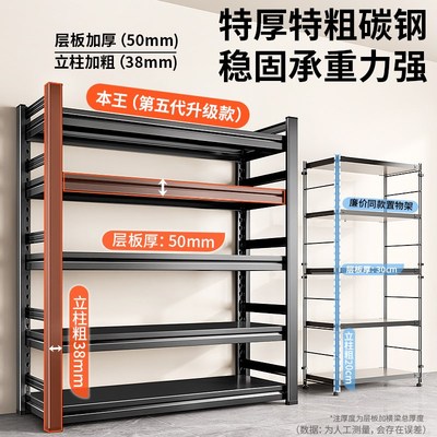 厨房置物架2025新款多功能落地多层微波炉收纳柜子收纳柜锅架货架