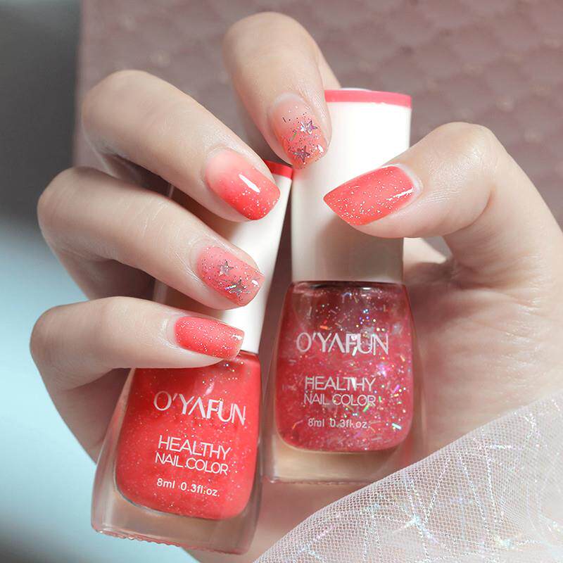 儿童指甲油无毒无味免烤快干可剥撕拉秋冬色系2025新款