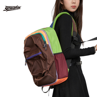 SEWAFOX/塞瓦狐旅行背包女大容量短途行李包手提大学生书包双肩包