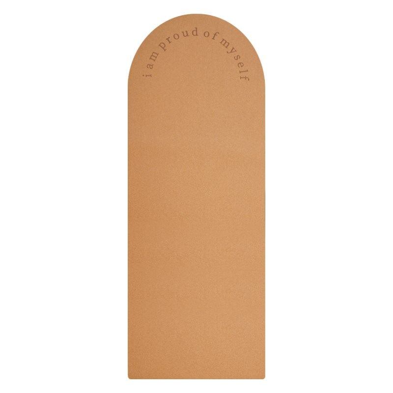 软木瑜伽垫椭圆形天然橡胶瑜珈垫健身垫加厚加宽专业防滑定制logo