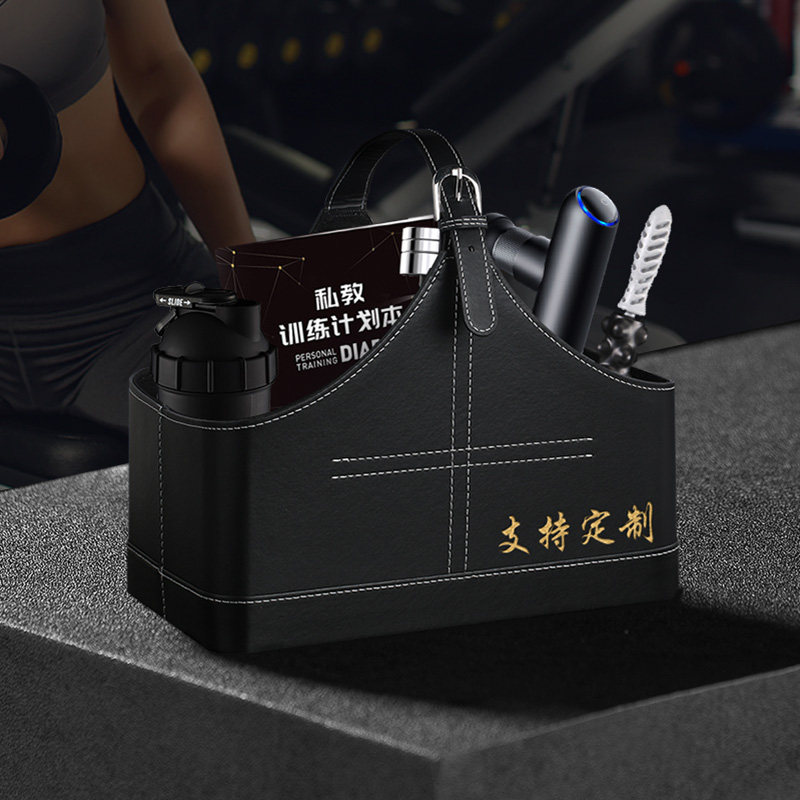 礼品篮皮私教健身教练手提水果篮红酒伴手礼品篮子圣诞元旦定制用