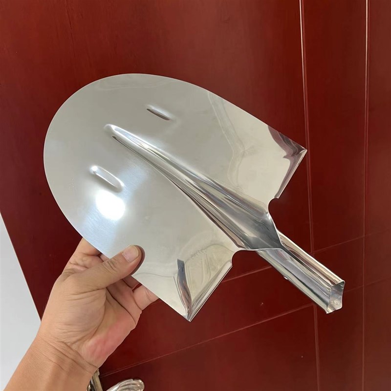 420不锈钢锹水田铁锹高硬度农用家用挖土锹镜面抛光不沾泥