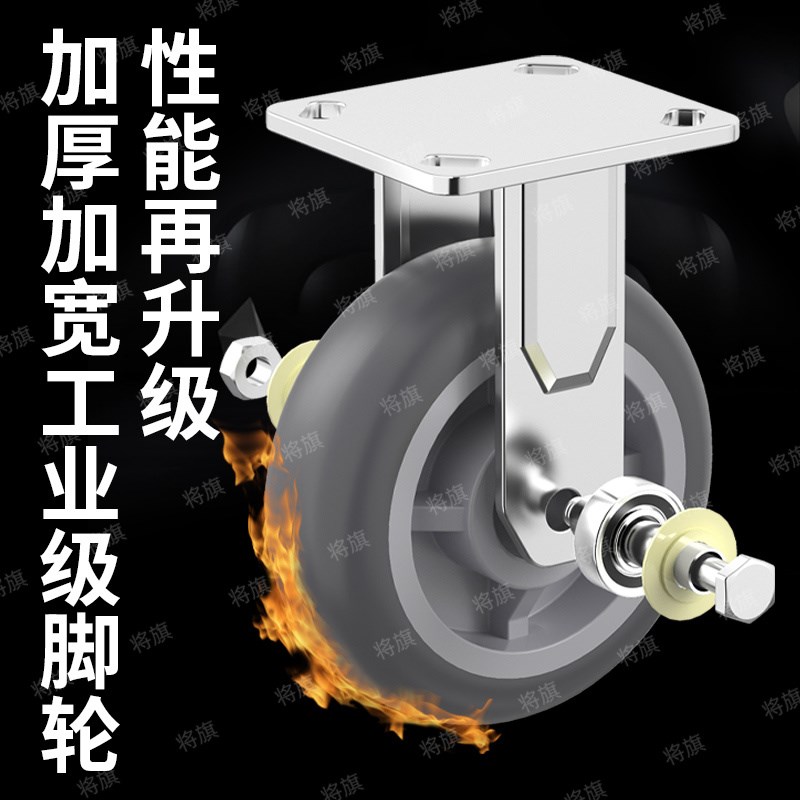 平板车加厚一体式搬运车工厂手推车四轮拉货大载重小推车