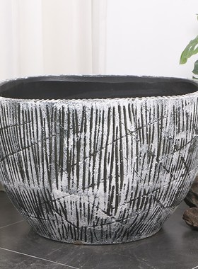 陶瓷鱼缸古法生态养鱼缸阳台小水池庭院老式大水缸大号睡莲荷花缸