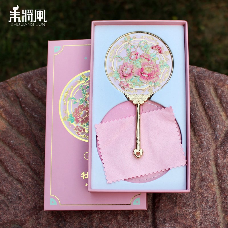 文创小镜子古风女生随身便携手持化妆镜北京西安洛阳西安纪念品68