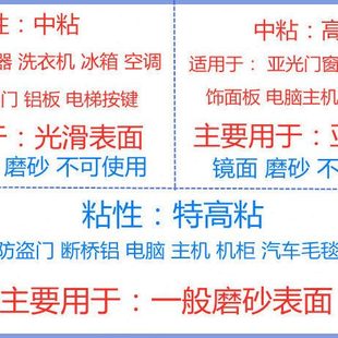 嫣然粘铝自特高表面防盗门断桥保护膜粘磨砂铝合金型材保护膜表面