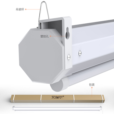 艾瑞尔手动幕布 家用办公高清白塑白玻纤投影机幕布 100寸120寸定