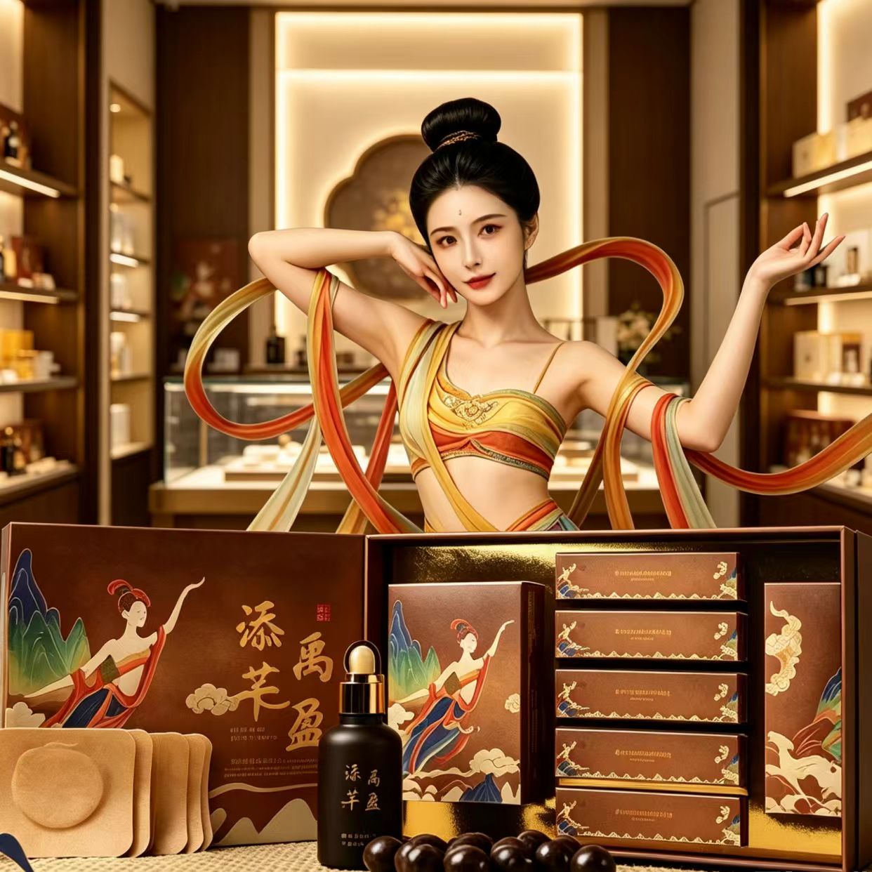添禹芊盈肚脐贴正品直销图片