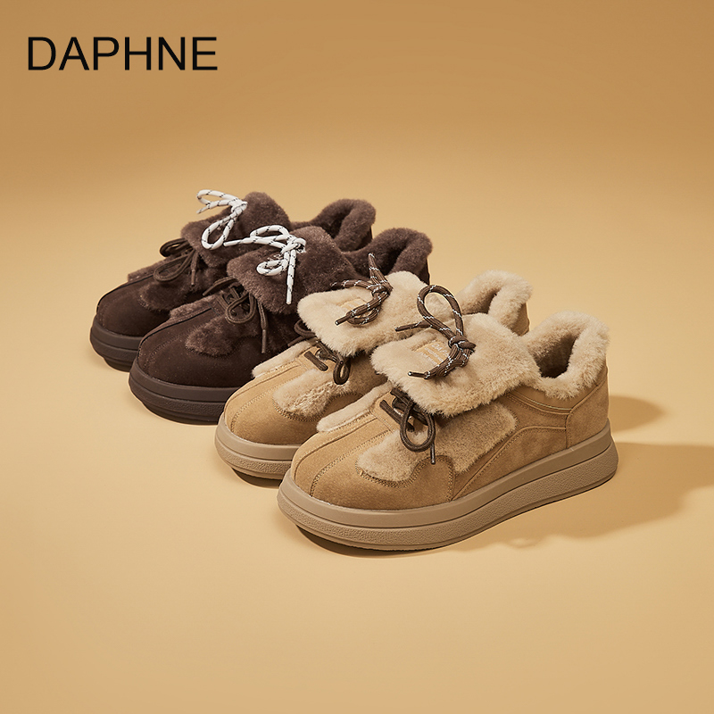 达芙妮2025新款厚底勃肯鞋