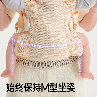 bvya比威亚Free美学家婴儿背带前抱式轻便透气抱娃神器遛娃小月龄