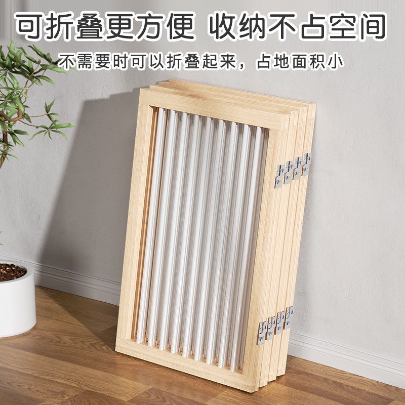 宠物门栏伸缩围栏狗栅栏防猫门挡板免打孔可折叠阳台分隔室内栏杆