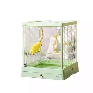 达洋B5001b4001鸟笼不锈钢景观笼玻璃门鹦鹉豪华别墅玄凤牡丹用